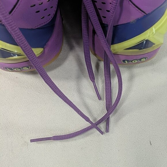 Asics Gel-Blast 5 Women's 10 Leather Court Shoes E379N Multicolor Purple Indoor - Picture 14 of 15